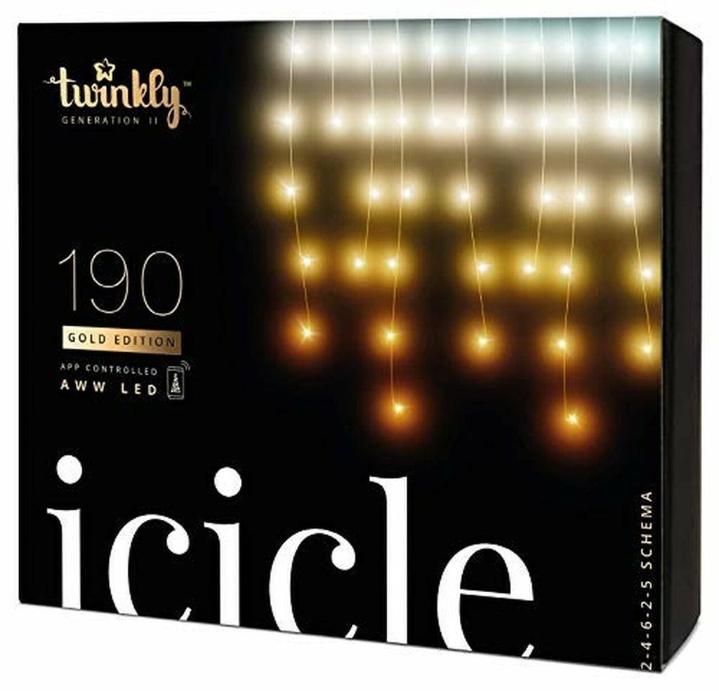 TWINKLY LED AWW 190 ICICLE